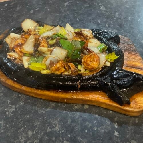 076.Gambas plancha al estilo chino