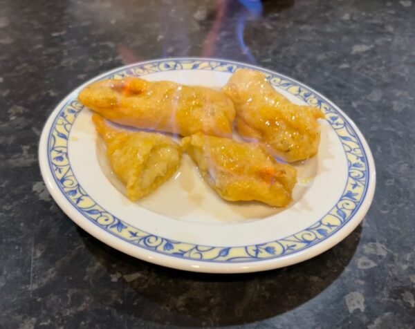 626.Plátano frito flambeado