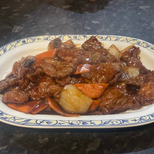 055.Ternera con salsa de ostras