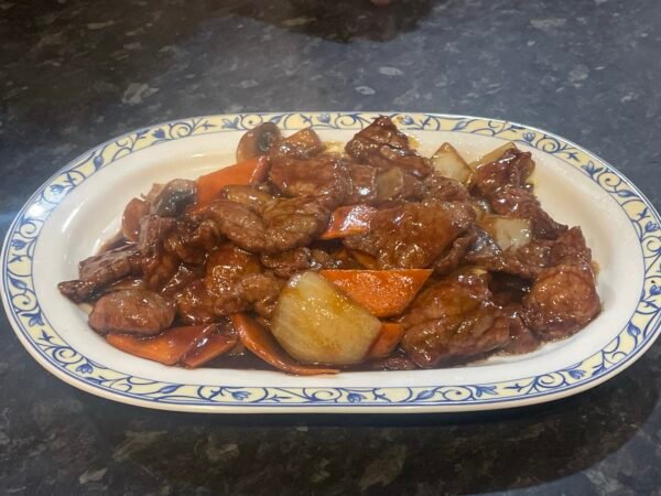 055.Ternera con salsa de ostras