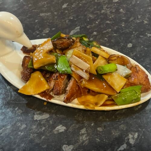 096.Pato con bambú y setas chinas