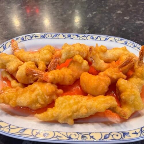 074.Gambas agridulces
