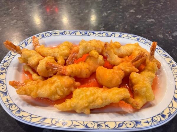 074.Gambas agridulces