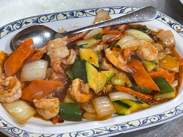 073.Gambas con salsa picante