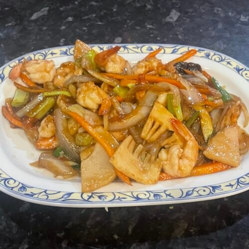 075.Chopsuey de gambas