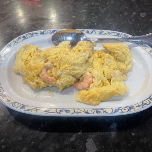 036.Tortilla de huevo con gambas